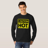 T-shirt Attention chaud (Devant entier)
