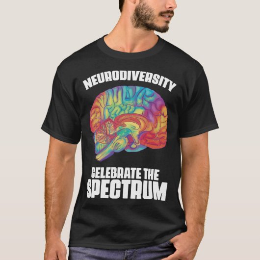 T-shirt Attention Deficit Disorder Hyperactivity Neurodive (Devant)