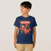 T-shirt Attention Elmo qui rit à l'approche (Devant entier)