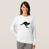 T-shirt Attention Kangourou (Devant entier)