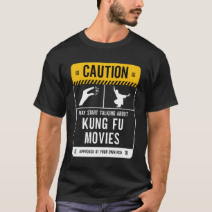 T-shirt Attention May Startalk sur Kung Fu Movies vinta
