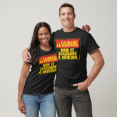 T-shirt Attention! Non Ci Scassare un Minchia Funny Sicili (Unisexe)