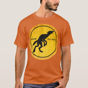 T-shirt Attention Pleine lune Werewolf Nuit