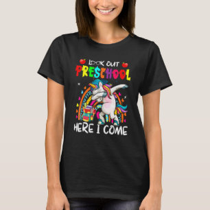 T-shirt Attention préscolaire Je viens faire le dab licor