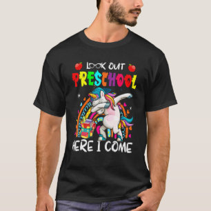 T-shirt Attention préscolaire Je viens faire le dab licor