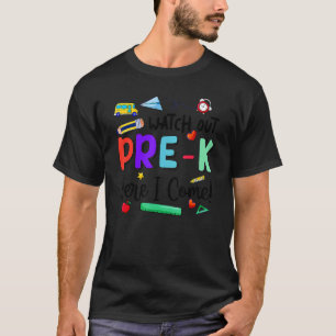 T-shirt Attention Préscolaire Maternelle Me Voici Retour à