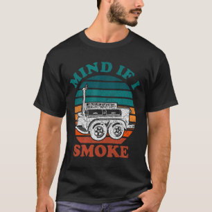 T-shirt Attention Si Je Fumé Drôle Barbecue Fumeur Viande