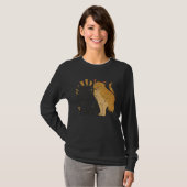 T-shirt Attention Span  Cat  Sarcastic Animal Kitty Retro (Devant entier)