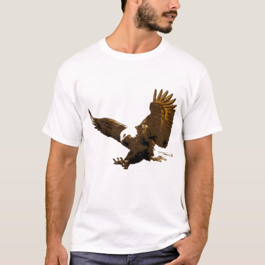 T-shirt Atterrissage d'aigle (Devant)
