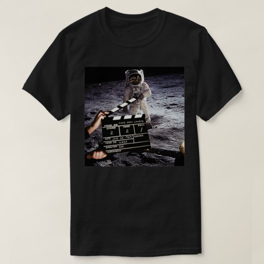 T-shirt Atterrissage de la fausse lune (Design devant)