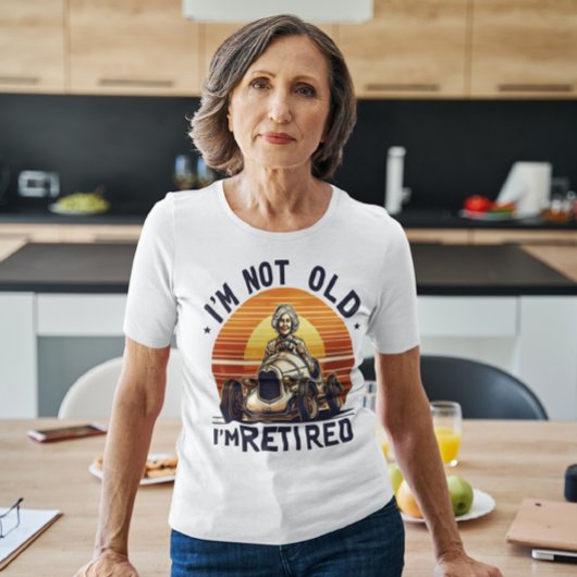 T-shirt Attitude à la retraite intemporelle