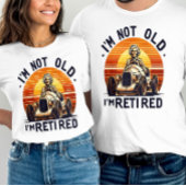 T-shirt Attitude à la retraite intemporelle