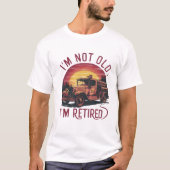 T-shirt Attitude à la retraite intemporelle Tee (Devant)