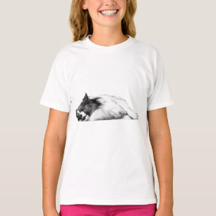 T-shirt Attitude citrouille Patch Corgi