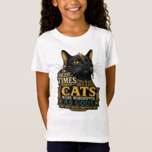 T-Shirt Attitude de Chat Noir Ancien
