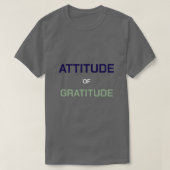 T-Shirt Attitude de Gratitude (Design devant)