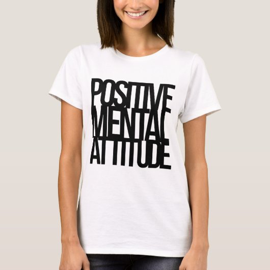 T-shirt Attitude mentale positive (Devant)