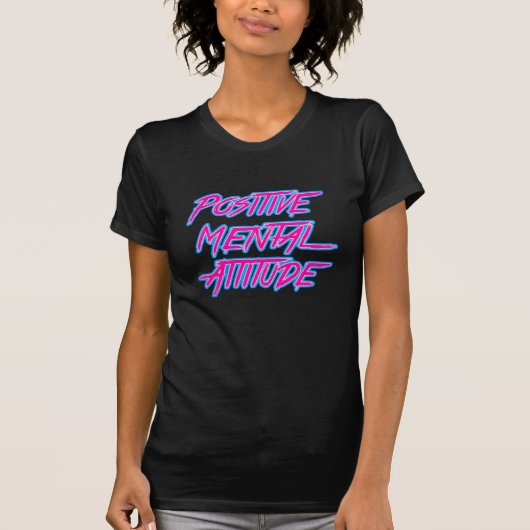 T-shirt attitude mentale positive (Devant)