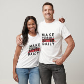 T-shirt attitude positive motivation mots positifs (Unisexe)