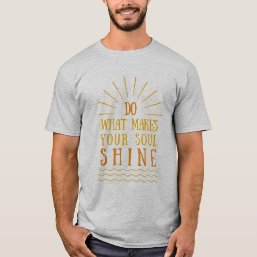 T-shirt attitude positive paroles inspirantes (Devant)