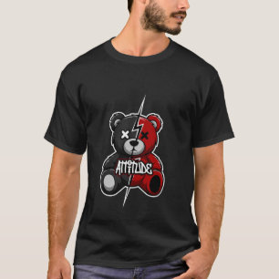 T-shirt Attitude Split Bear Lightning X-Eyes Teddy Graph