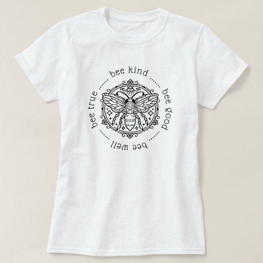 T-shirt Attitudes des abeilles (Design devant)