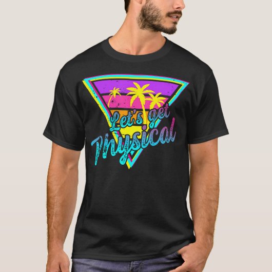 T-shirt Attractions Physiques - Fitness Fitness 80'S (Devant)