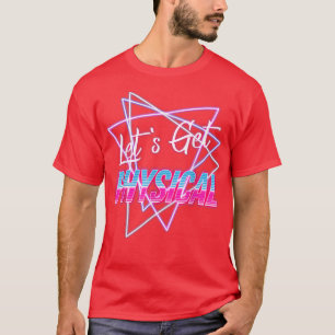 T-shirt Attractions physiques Salle de sport Tee 80's Retr
