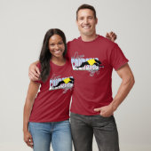 T-shirt Attrait chassant le whippet (Unisexe)