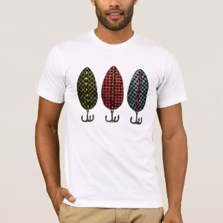 T-shirt Attraits de poissons de plaid