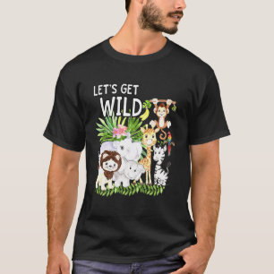 T-shirt Attrape Les Animaux De Zoo Sauvages Safari Une Jou