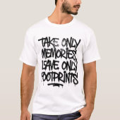 T-shirt Attrape les vols, pas les sentiments Citation graf (Devant)