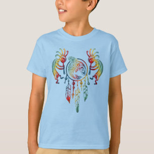 T-shirt Attrape-rêves Baleine Kokopelli Amérindien 1