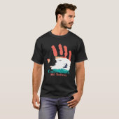 T-shirt Attraper les vagues pas les échecs Surf Main Impre (Devant entier)