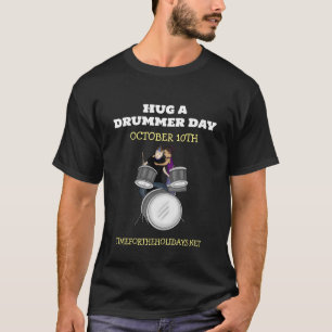 T-shirt Attraper une journée de batteur 10 octobre