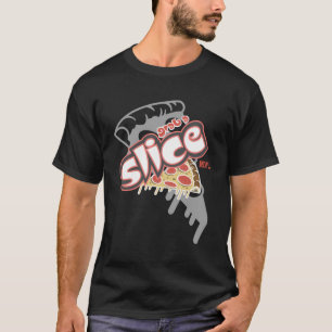 T-shirt Attraper Une Pizza En Tranches