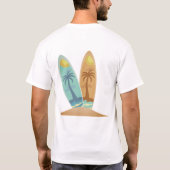 T-shirt Attrapez des vagues, pas des soucis (Dos)