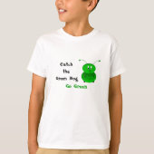 T-shirt Attrapez le bâton vert (Devant)