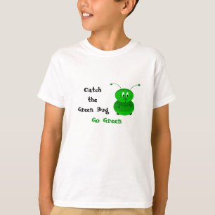 T-shirt Attrapez le bâton vert