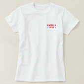 T-shirt Attrapez-le par le bulletin de vote - Funny Kamala (Design devant)