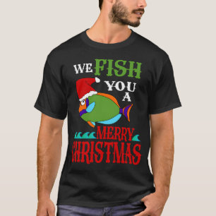T-shirt Attrapez l'esprit des Fêtes - Pêche au Pingouin No
