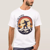 T-shirt Attrapez-moi sur les pistes (Devant)