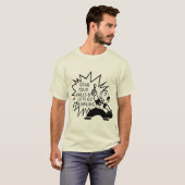 T-shirt Attrapez vos boules et laissez aller Bowling (Devant entier)