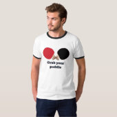 T-shirt Attrapez Votre Paddle Ping Pong (Devant entier)