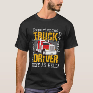 T-shirt Attributs de conducteur de camion Trucker Big Rig