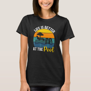 T-shirt Au bassin pour femmes garçon de cabane et maître-n