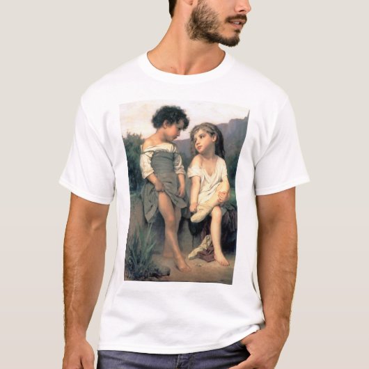 T-shirt Au bord du ruisseau, Bouguereau (Devant)
