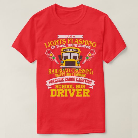 T-shirt Au Bus Driver School Driver Men Women (Design devant)