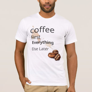 T-shirt au café - Tee pour les amateurs de café