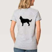 T-shirt Au cas où vous vous demanderiez c'est un Berger (Dos)